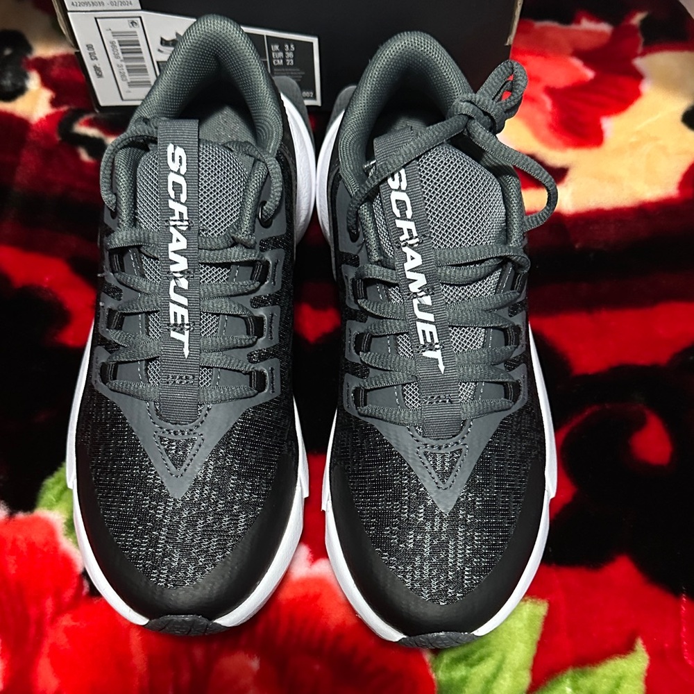 Under Armour Black and Gray Athletic Shoes